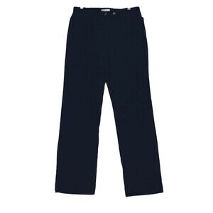 Jones NY Sport Jeans Women's 12 Stretch Straight Leg Pockets Corduroy Black